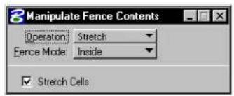 Bentley MicroStation V8 - Manipulate Fence Contents - 3