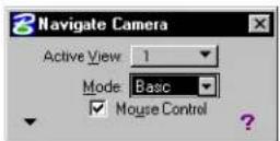 Bentley MicroStation V8 - To move the camera through a view window using the Basic Mode - 1