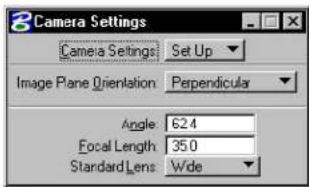 Bentley MicroStation V8 - Camera Settings - 3