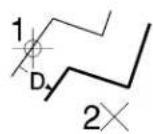 Bentley MicroStation V8 - To move or copy an element parallel to the original - 5