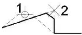 Bentley MicroStation V8 - To modify a vertex of a multi-segment element - 1