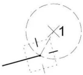 Bentley MicroStation V8 - To define an arc segment tangent to the previous segment - 1