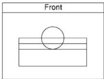 Bentley MicroStation V8 - To create a cut in a solid using an element as the profile - 3