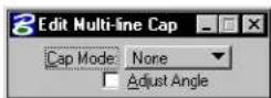 Bentley MicroStation V8 - Edit Multi-line Cap - 3