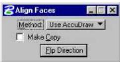Bentley MicroStation V8 - Align Faces - 3