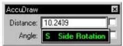 Bentley MicroStation V8 - AccuDraw's shortcut key-ins - 1