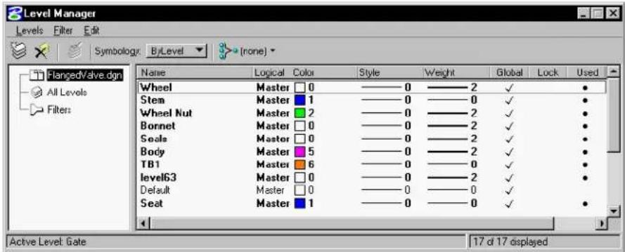 Bentley MicroStation V8 - To copy a level from another design file - 1