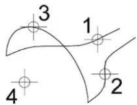 Bentley MicroStation V8 - To sweep a section profile curve(s) along two trace curves - 1