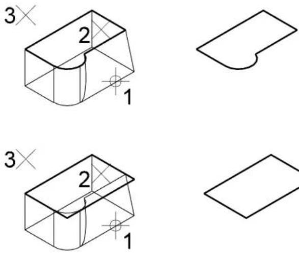 Bentley MicroStation V8 - To extract a face from a solid or surface - 1