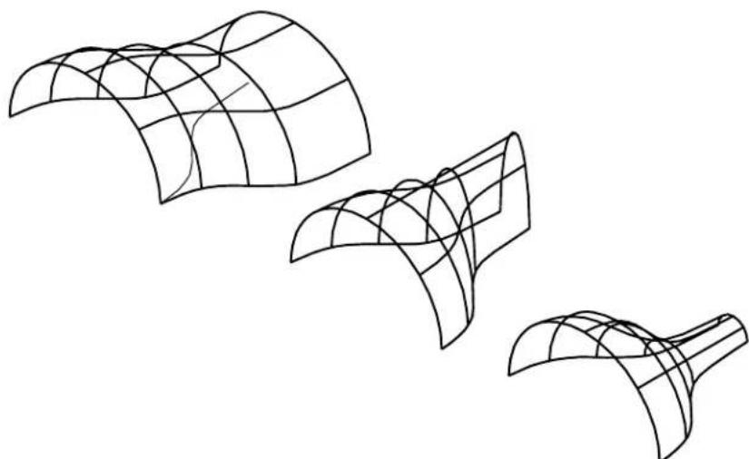 Bentley MicroStation V8 - To sweep a section profile curve(s) along two trace curves - 2