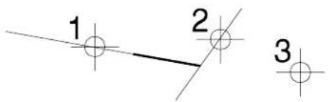 Bentley MicroStation V8 - To extend an element to its intersection with another element - 1