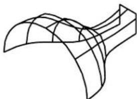 Bentley MicroStation V8 - To sweep a section profile curve(s) along two trace curves - 4