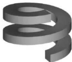 Bentley MicroStation V8 - To construct a helical-shaped B-spline surface - 2