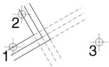 Bentley MicroStation V8 - To construct a corner joint - 1