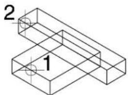 Bentley MicroStation V8 - Alternative method — To construct a union between overlapping solids - 3