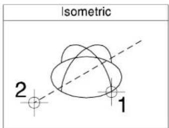 Bentley MicroStation V8 - To construct points and surface normals at the intersection of a line with a solid - 1