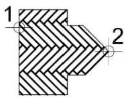 Bentley MicroStation V8 - Alternative method — To pattern the area inside a closed element - 1