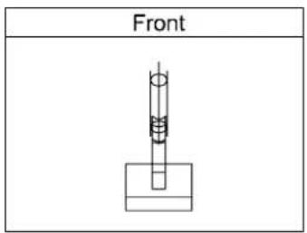 Bentley MicroStation V8 - To align the faces of two elements using AccuDraw - 7