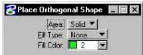 Bentley MicroStation V8 - Place Orthogonal Shape - 3