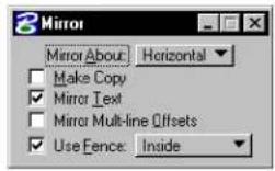 Bentley MicroStation V8 - Mirror - 3
