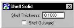 Bentley MicroStation V8 - Shell Solid - 3