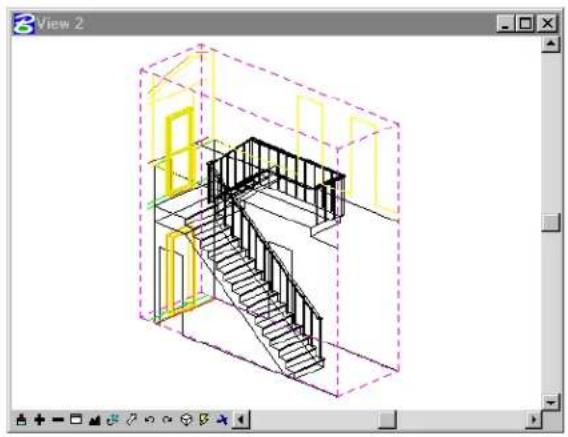 Bentley MicroStation V8 - To apply a clip volume to a single view - 2