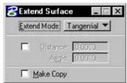 Bentley MicroStation V8 - Extend Surface - 3