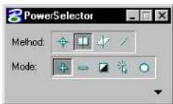 Bentley MicroStation V8 - To select elements inside or overlapping a rectangular area - 2