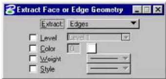 Bentley MicroStation V8 - Extract Face or Edge Geometry - 3