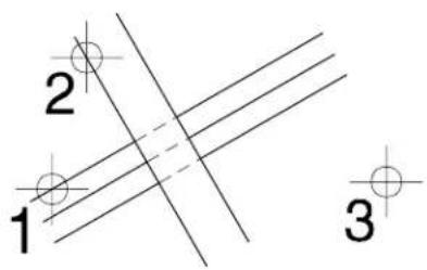 Bentley MicroStation V8 - To construct a closed cross joint - 1
