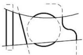 Bentley MicroStation V8 - Alternative method — To trim (or extend) multiple elements - 3