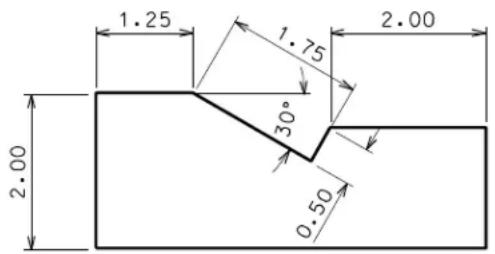 Bentley MicroStation V8 - A simple example of using AccuDraw - 1