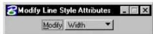 Bentley MicroStation V8 - Modify Line Style Attributes - 3