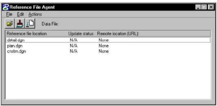 Bentley MicroStation V8 - To access the Reference Agent - 1