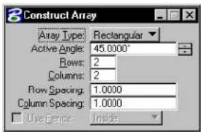 Bentley MicroStation V8 - Construct Array - 3
