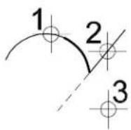 Bentley MicroStation V8 - To extend two elements to their intersection - 2