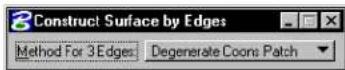 Bentley MicroStation V8 - Construct Surface by Edges - 3