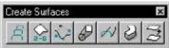 Bentley MicroStation V8 - Surface Modeling tool frame - 2