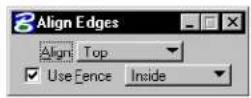 Bentley MicroStation V8 - Align Edges - 3