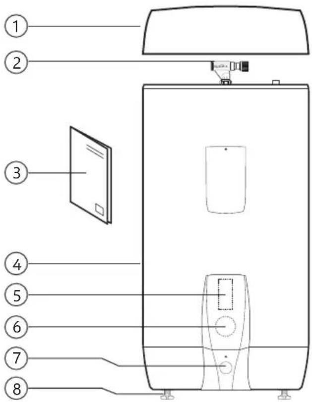 OSO Saga Xpress SX 300 l - Product dimensions - 1