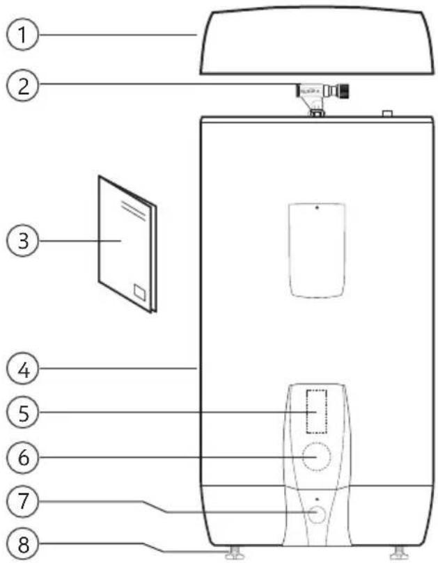 OSO Saga Xpress SX 300 l - Produktdimensjoner - 1