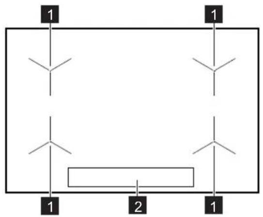 AEG EX41EMAX - Kochfeldanordnung - 1