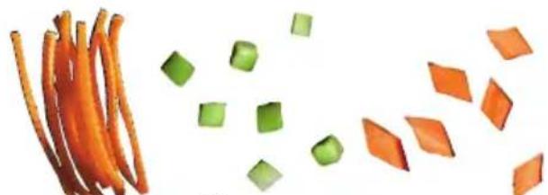 de Buyer Viper - PLATEAU JULIENNE 4 mm → Juliennes / Cubes / Losanges - 2