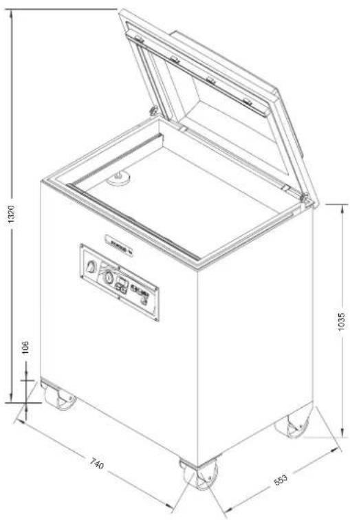 Sammic V426 T - Congeração de produits embalados em vacuo - 6
