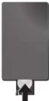 AGFA AF 5076MS - Colocar ou trocar a pilha no comando à distância - 3