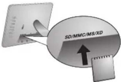 AGFA AF 5076MS - Speicherkarte einsetzen - 1