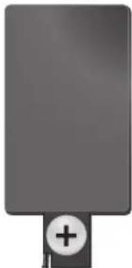 AGFA AF 5076MS - Inläggning eller byte av batteri på fjärrkontrollen - 2