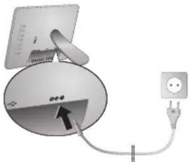 AGFA AF 5076MS - Podłączanie kabla zasilania sieciowego - 1