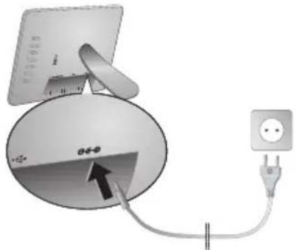 AGFA AF 5076MS - Brancher le câble d'alimentation - 2