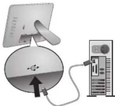AGFA AF 5076MS - Aan de PC aansluiten - 1